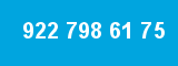 922 798 61 75 922 798 61 75